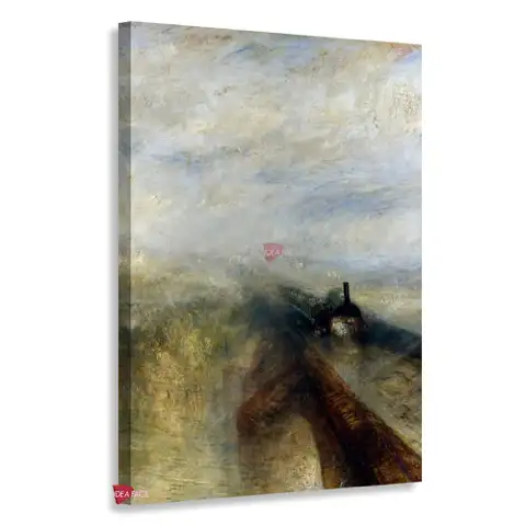 Lluvia, vapor y velocidad. El gran ferrocarril del Oeste - J.M.W. Turner