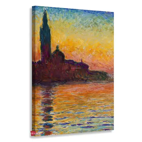 San Giorgio Maggiore al crepúsculo - Claude Monet