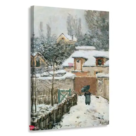 Nieve en Louveciennes - Alfred Sisley
