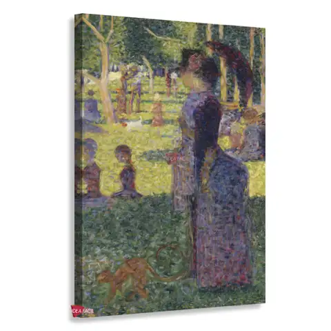 Estudio para "Tarde de domingo en la isla de la Grande Jatte" - Georges Seurat