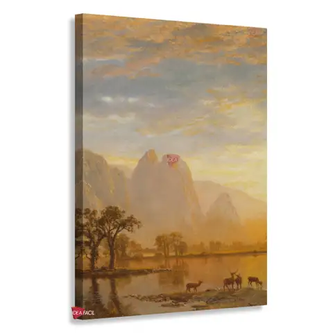 Atardecer en Yosemite - Albert Bierstadt