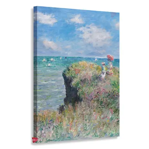 Paseo por el acantilado de Pourville - Claude Monet