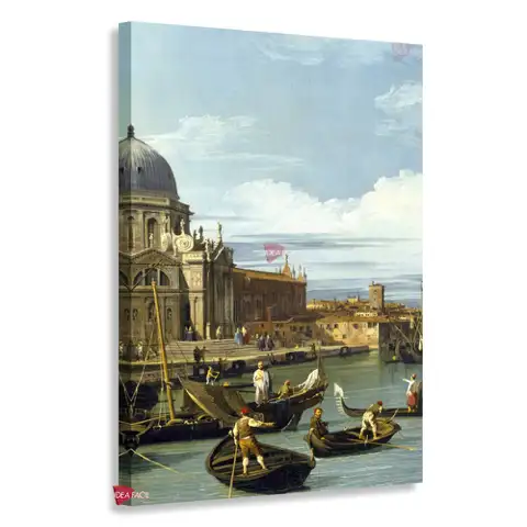 La entrada al Gran Canal de Venecia - Canaletto
