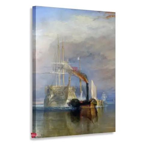 El «Temeraire» remolcado a su último atraque para el desguace - J.M.W. Turner