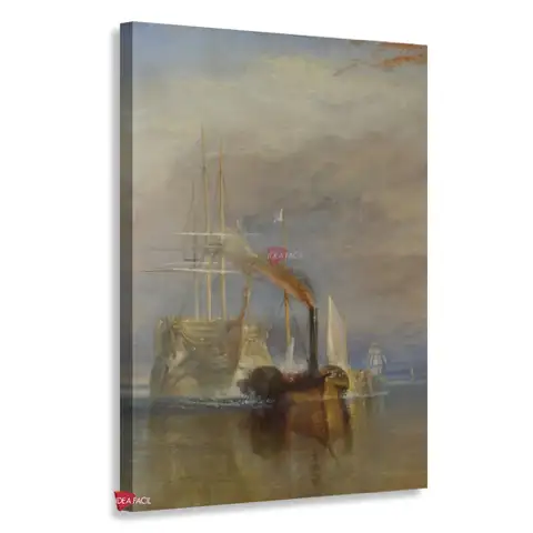 El «Temeraire» remolcado a su último atraque para el desguace - J.M.W. Turner