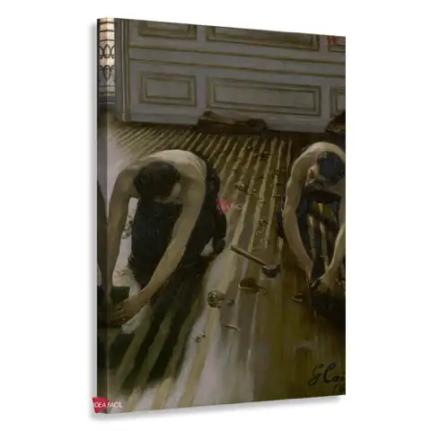 Los acuchilladores de parqué - Gustave Caillebotte