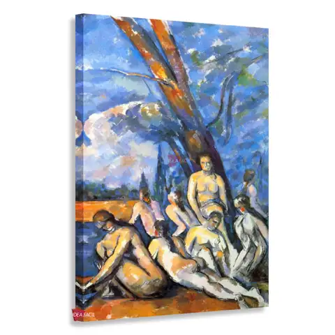 Las grandes bañistas - Paul Cézanne