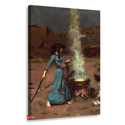 El círculo mágico - John William Waterhouse