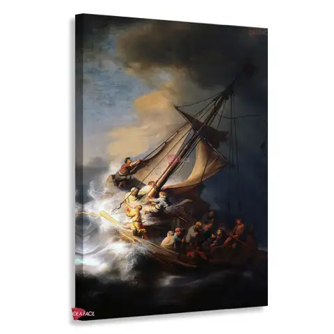 Tormenta en el mar de Galilea - Rembrandt