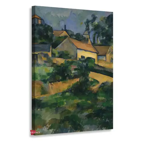 Camino de circunvalación en Montgeroult - Paul Cézanne