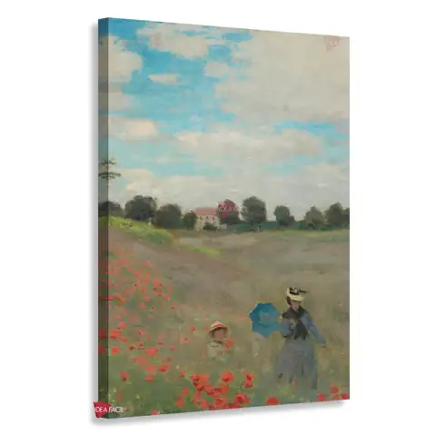 Amapolas en Argenteuil - Claude Monet