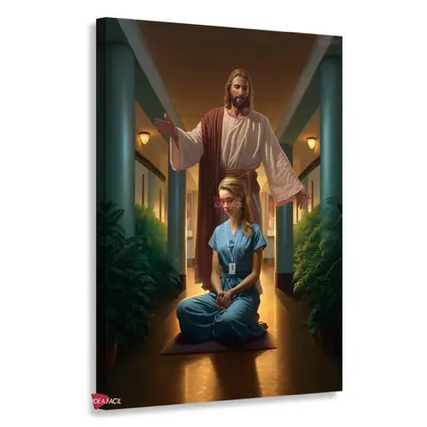 Cristo Ayudando Vertical Rgv15