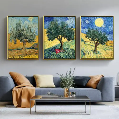 Tríptico Arte Van Gogh - Marco Dorado D62